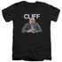 CHEERS/CLIFF - S/S ADULT V-NECK 30/1 - BLACK