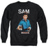 CHEERS/SAM - ADULT CREWNECK SWEATSHIRT - BLACK