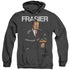 CHEERS/FRASIER - ADULT HEATHER HOODIE - BLACK