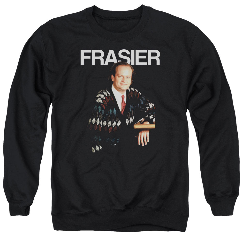 CHEERS/FRASIER - ADULT CREWNECK SWEATSHIRT - BLACK