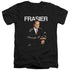 CHEERS/FRASIER - S/S ADULT V-NECK 30/1 - BLACK