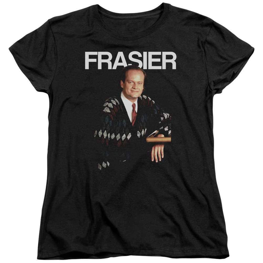 CHEERS/FRASIER - S/S WOMENS TEE - BLACK