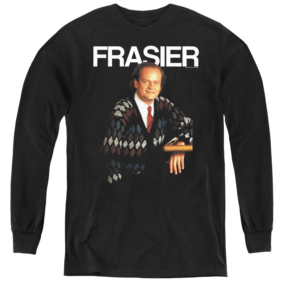 CHEERS/FRASIER - YOUTH LONG SLEEVE TEE - BLACK