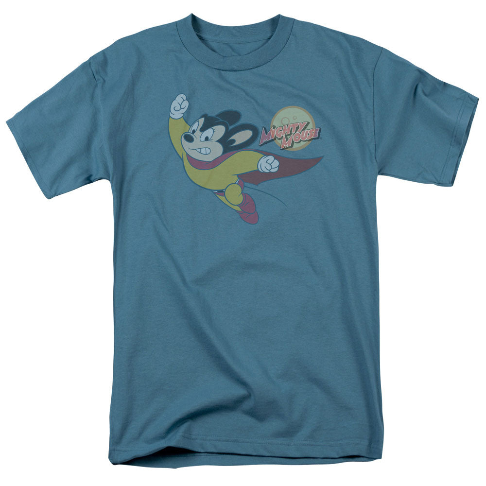 MIGHTY MOUSE/TO THE SKY - S/S ADULT 18/1 - SLATE