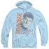 STAR TREK/VINTAGE SPOCK - ADULT PULLOVER HOODIE - LIGHT BLUE