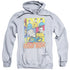 STAR TREK/VINTAGE COLLAGE - ADULT PULLOVER HOODIE - ATHLETIC HEATHER