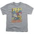 STAR TREK/VINTAGE COLLAGE - S/S YOUTH 18/1 - ATHLETIC HEATHER