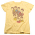 STAR TREK/RETRO ILLUSTRATED CREW - S/S WOMENS TEE - BANANA