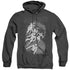 STAR TREK/RETRO TILTED BRIDGE - ADULT HEATHER HOODIE - BLACK