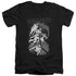 STAR TREK/RETRO TILTED BRIDGE - S/S ADULT V-NECK 30/1 - BLACK