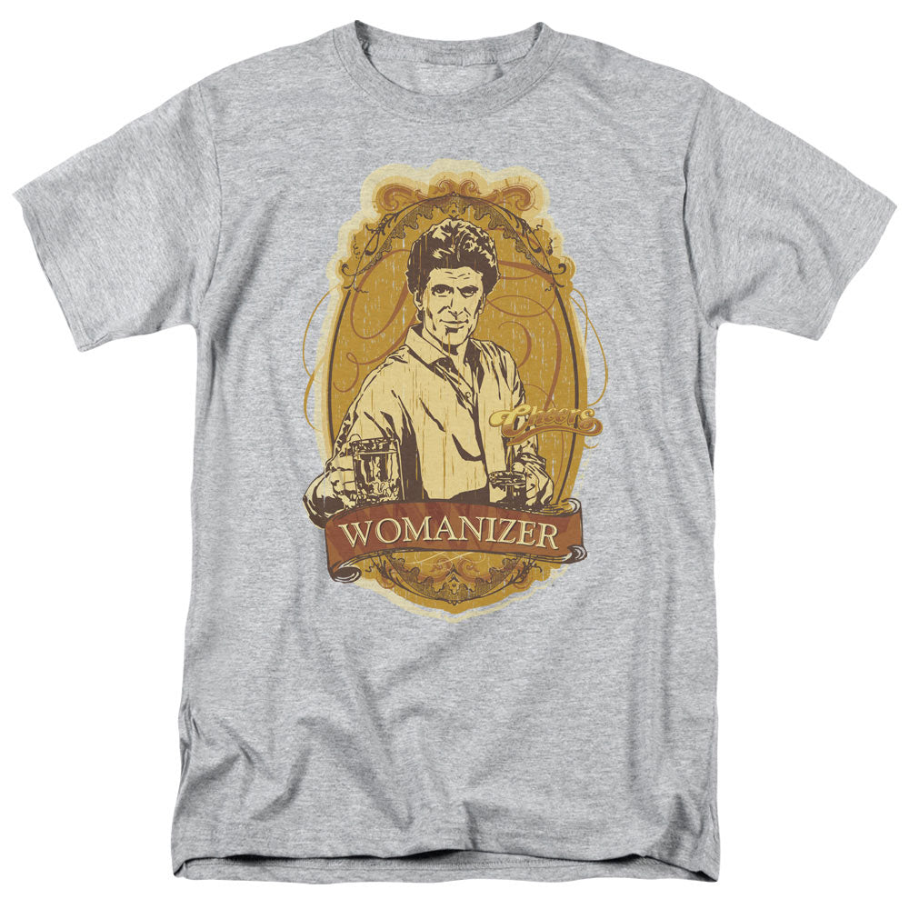 CHEERS/WOMANIZER - S/S ADULT 18/1 - ATHLETIC HEATHER