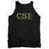 CSI/COLLAGE LOGO - ADULT TANK - BLACK