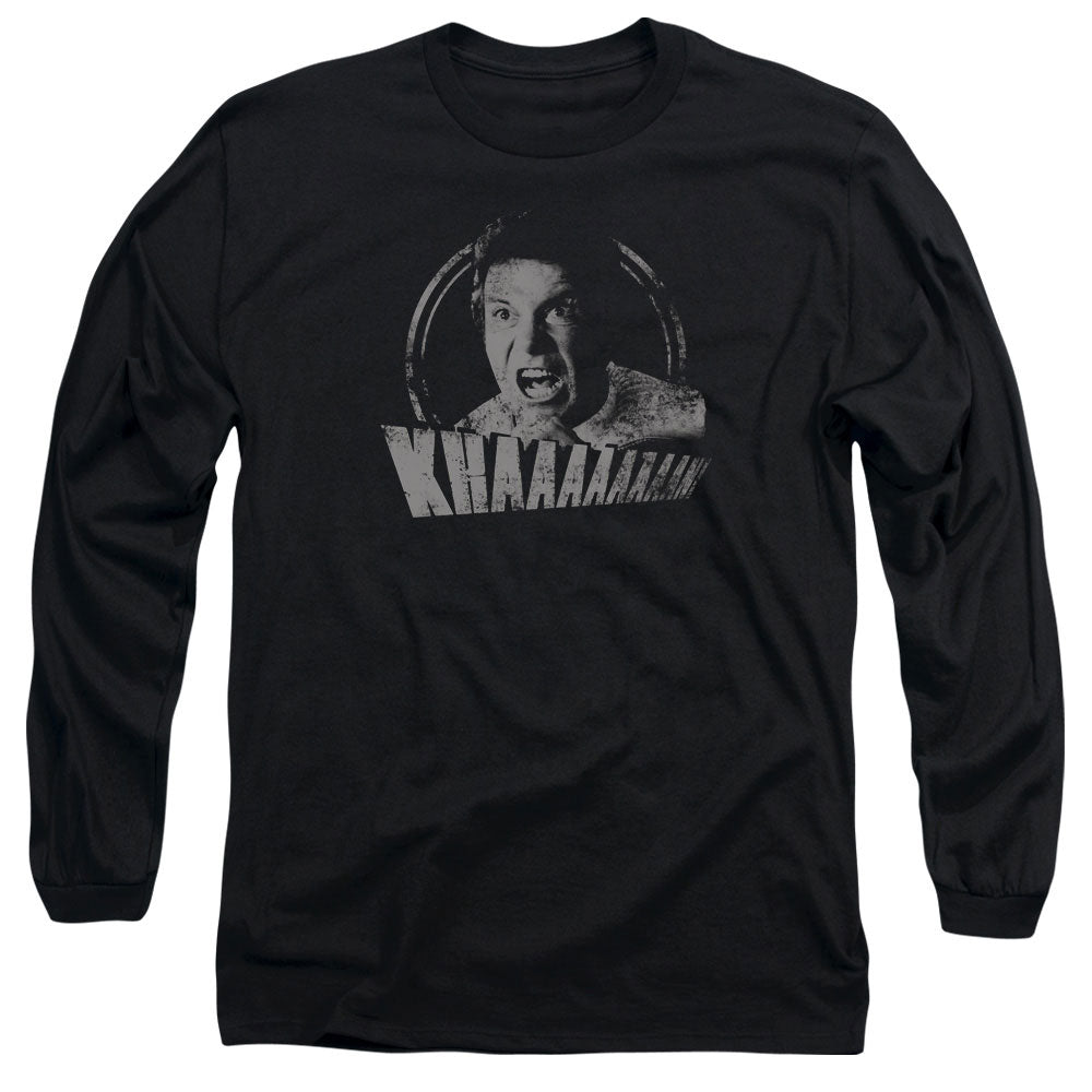 STAR TREK/KHAN DISTRESSED - L/S ADULT 18/1 - BLACK