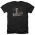 STAR TREK/KHAN DISTRESSED - ADULT HEATHER - BLACK