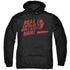 STAR TREK/REAL CAPTAIN - ADULT PULLOVER HOODIE - BLACK