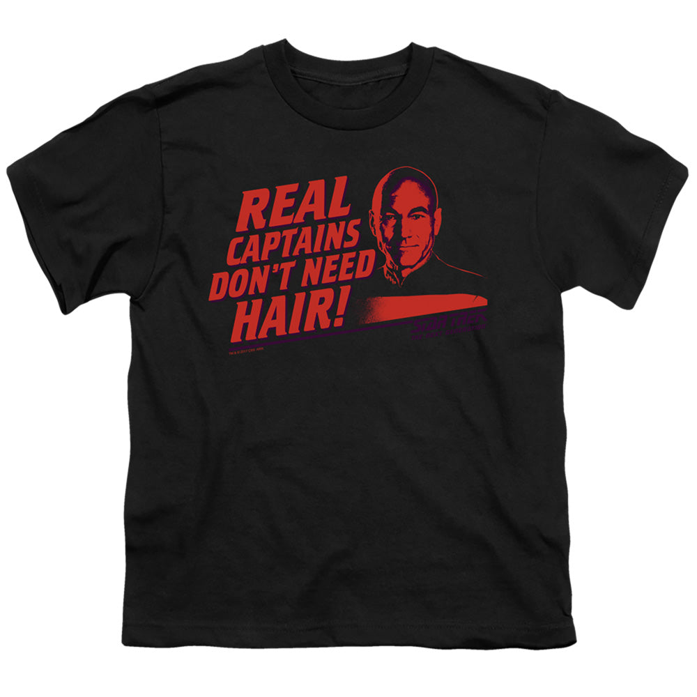 STAR TREK/REAL CAPTAIN - S/S YOUTH 18/1 - BLACK