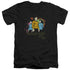 STAR TREK/ROLLIN DEEP - S/S ADULT V-NECK 30/1 - BLACK
