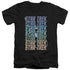 STAR TREK/MULTI LOGO ENTERPRISE - S/S ADULT V-NECK 30/1 - BLACK