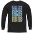 STAR TREK/MULTI LOGO ENTERPRISE - YOUTH LONG SLEEVE TEE - BLACK