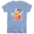 MIGHTY MOUSE/YOURE MIGHTY - S/S WOMENS TEE - CAROLINA BLUE