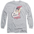 MIGHTY MOUSE/MY HERO - L/S ADULT 18/1 - SILVER