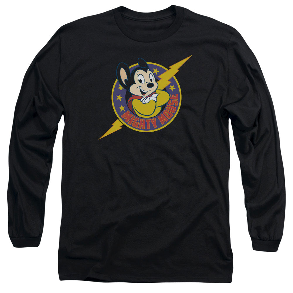 MIGHTY MOUSE/MIGHTY HERO - L/S ADULT 18/1 - BLACK