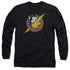 MIGHTY MOUSE/MIGHTY HERO - L/S ADULT 18/1 - BLACK