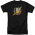 MIGHTY MOUSE/MIGHTY HERO - S/S ADULT TALL 18/1 - BLACK