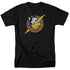MIGHTY MOUSE/MIGHTY HERO - S/S ADULT 18/1 - BLACK