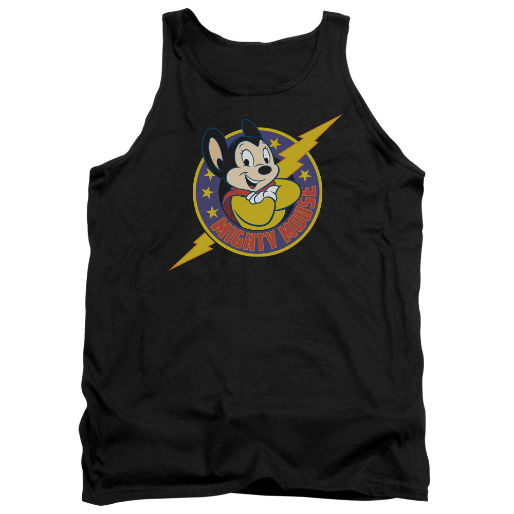 MIGHTY MOUSE/MIGHTY HERO - ADULT TANK - BLACK