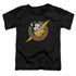MIGHTY MOUSE/MIGHTY HERO - S/S TODDLER TEE - BLACK