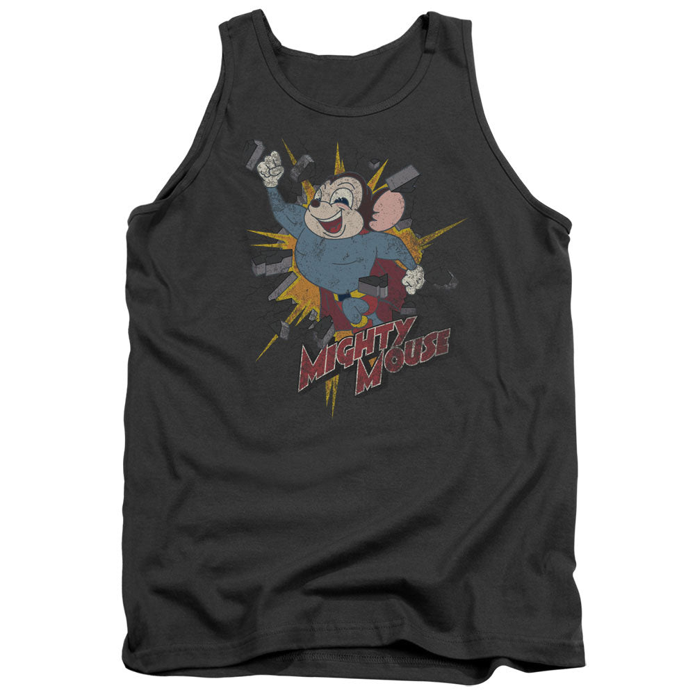 MIGHTY MOUSE/BREAK THROUGH - ADULT TANK - CHARCOAL