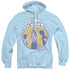 BRADY BUNCH/MY NOSE - ADULT PULLOVER HOODIE - LIGHT BLUE