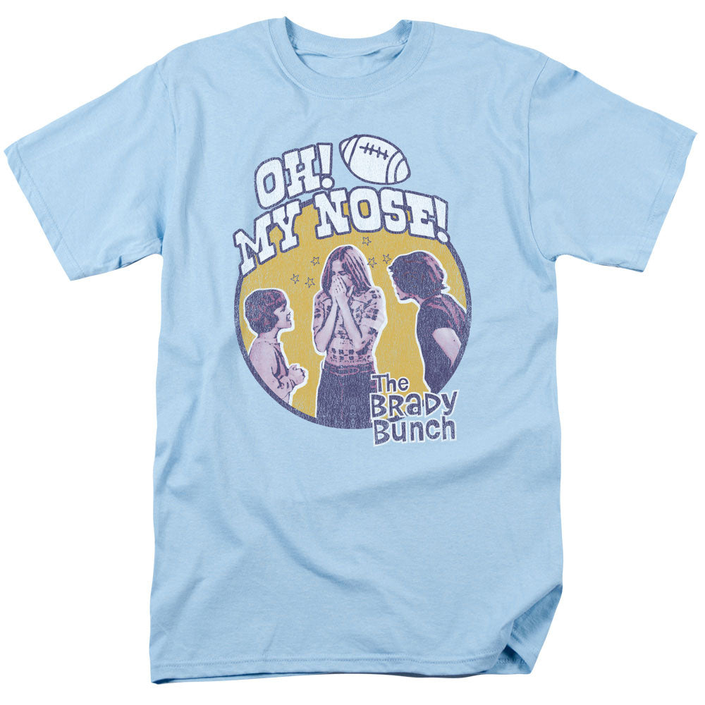 BRADY BUNCH/MY NOSE - S/S ADULT 18/1 - LIGHT BLUE