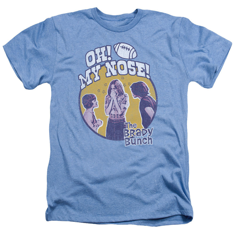 BRADY BUNCH/MY NOSE - ADULT HEATHER - LIGHT BLUE