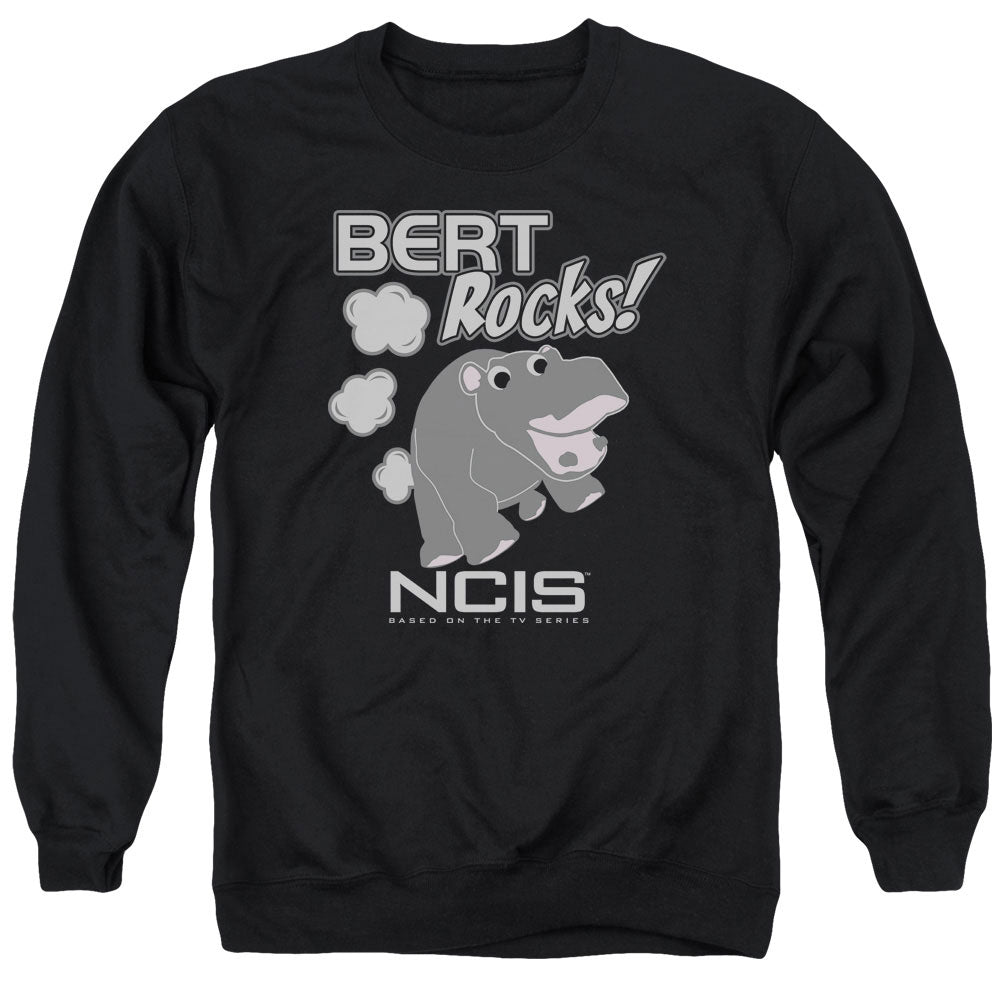 NCIS/BERT ROCKS - ADULT CREWNECK SWEATSHIRT - BLACK
