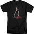 NCIS/GOTH CRIME FIGHTER - S/S ADULT TALL 18/1 - BLACK