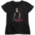 NCIS/GOTH CRIME FIGHTER - S/S WOMENS TEE - BLACK
