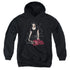 NCIS/GOTH CRIME FIGHTER - YOUTH PULLOVER HOODIE - BLACK