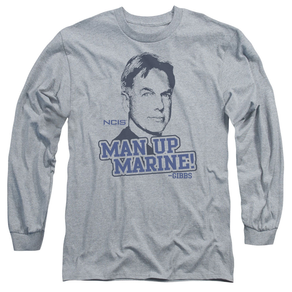 NCIS/MAN UP - L/S ADULT 18/1 - ATHLETIC HEATHER
