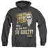 CSI MIAMI/SO GUILTY - ADULT HEATHER HOODIE - BLACK