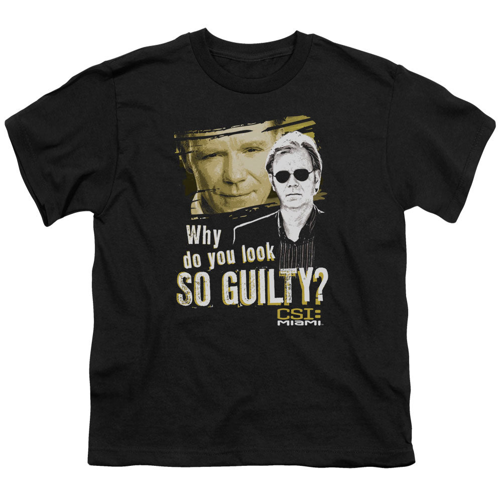 CSI MIAMI/SO GUILTY - S/S YOUTH 18/1 - BLACK