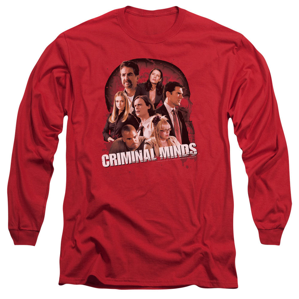 CRIMINAL MINDS/BRAIN TRUST - L/S ADULT 18/1 - RED