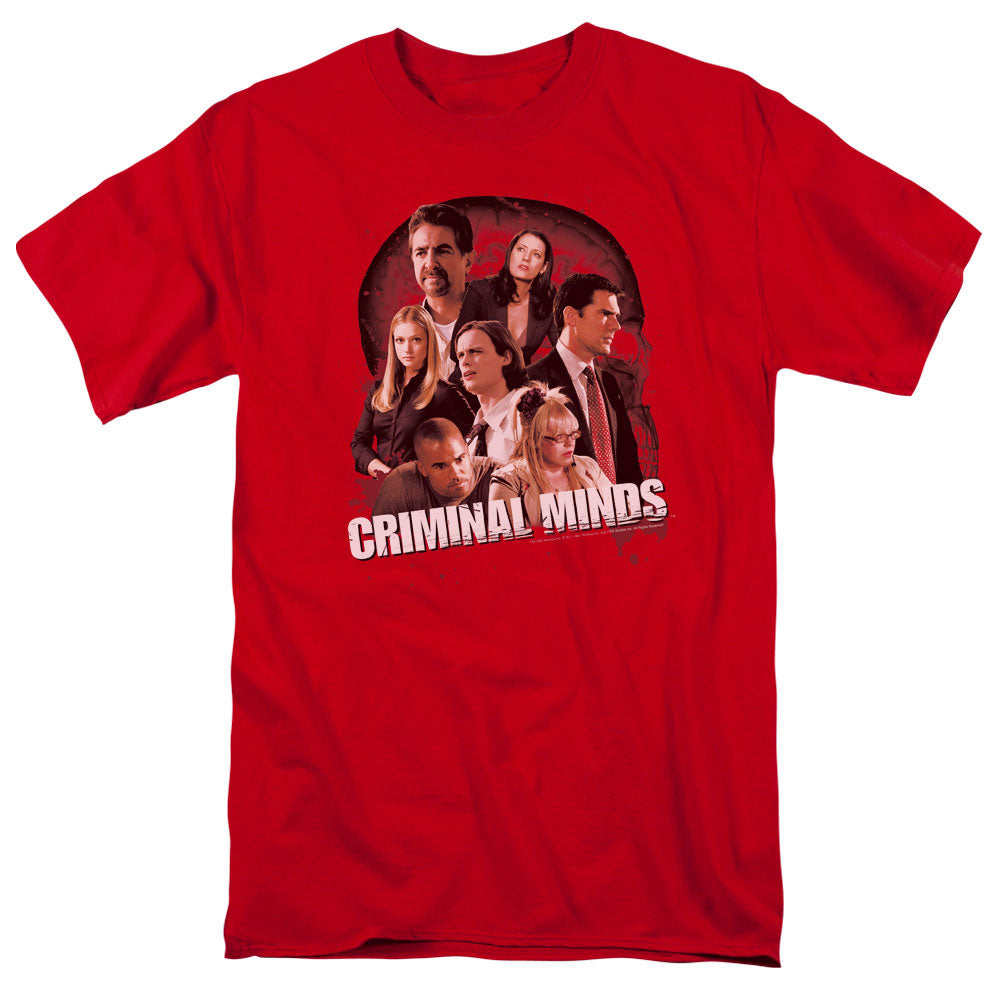 CRIMINAL MINDS/BRAIN TRUST - S/S ADULT 18/1 - RED