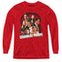 CRIMINAL MINDS/BRAIN TRUST - YOUTH LONG SLEEVE TEE - RED