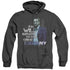 CSI NY/YOU WILL ANSWER - ADULT HEATHER HOODIE - BLACK