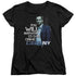 CSI NY/YOU WILL ANSWER - S/S WOMENS TEE - BLACK
