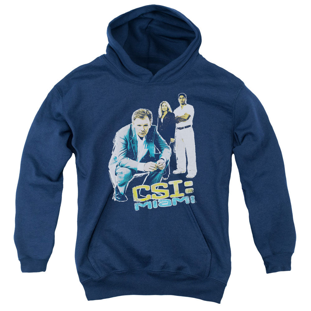 CSI MIAMI/PERSPECTIVE - YOUTH PULLOVER HOODIE - NAVY