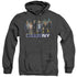 CSI NY/CAST - ADULT HEATHER HOODIE - BLACK