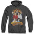 CHEERS/GROUP SHOT - ADULT HEATHER HOODIE - BLACK
